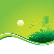 Tropical Sunset Background N2