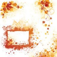 Autumn Grunge Design Elements