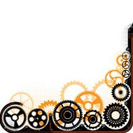 Mechanical cog wheel frame N8