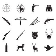Hunting Icons Set N2