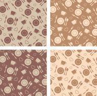 Dishes seamless backgrounds N2