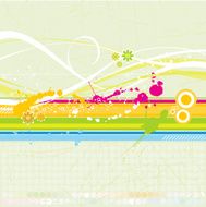 Colorful Floral Background N10