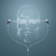 Music Man Face with Earphones