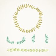 Set of leaves elements