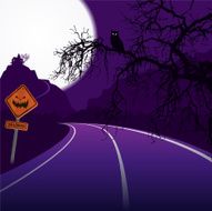 Halloween road