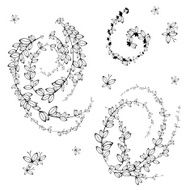 Leafs design elements