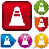 icon series traffic cone