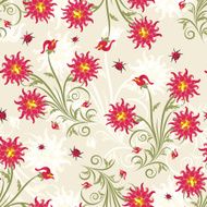 Seamless Floral Pattern N1594