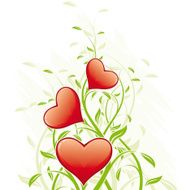 Abstract Valentine&#039;s Day hearts N3