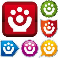 icon series acrobat (vector)