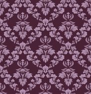seamless damask pattern N208
