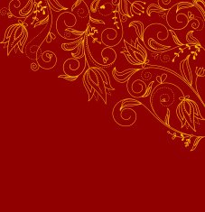Abstract floral background with flowers