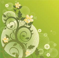 Floral background N1344