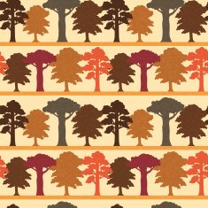Seamless pattern with trees N23