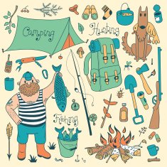 Fishing hunting camping set N4