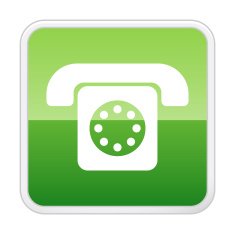 Retro phone Vector icon