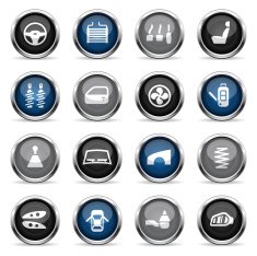 Supergloss Icons - Car Parts