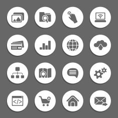 silhouette web icons N2