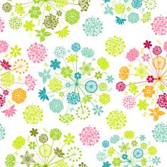 Seamless dandelions