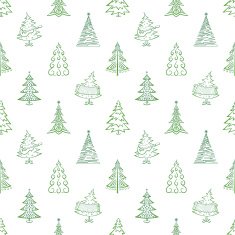 Christmas trees seamless