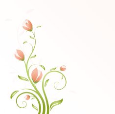 Vector Floral Swirl N17