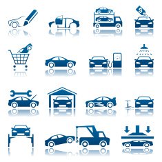 Automotive icon set N2