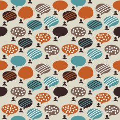 People and bubbles color seamless pattern N2