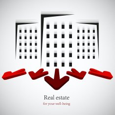 vector real estate background Eps10 N3