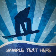 snowboarding vector illustration N2