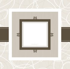 Beige Square Frame
