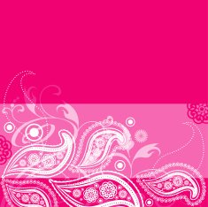 Floral and paisley pattern