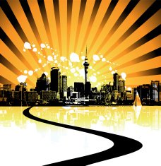 Cityscape background urban art N5