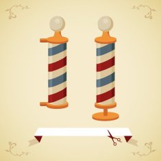 Antique Barber Pole N2