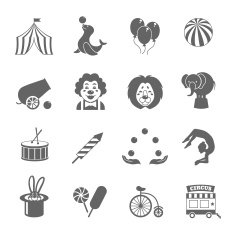 Circus Icons Set N7