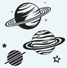 Saturn planet N2