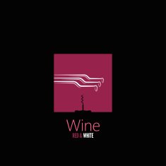 wine design menu background