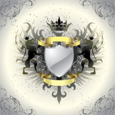 Graffiti grunge heraldry