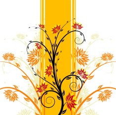 Floral background N1370
