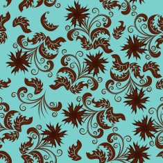 Seamless floral vector background N11