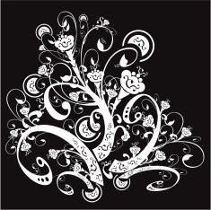 Floral ornament N183