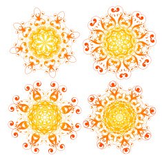 floral and ornamental elements N6