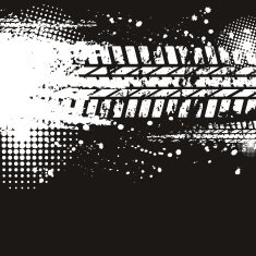 Tire track banner N2