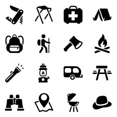 Camping Icons N29