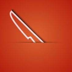 Vector background Orange icon applique Eps10 N28
