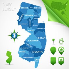 New Jersey County Map N2