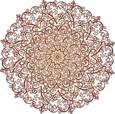 Doily with hearts N2