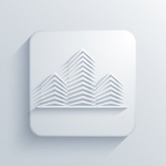 Vector light square icon Eps10 N44
