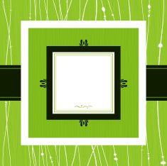 Green square frame N3