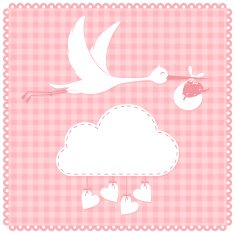 Stork and baby N24