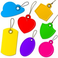 Colorful label collection N2